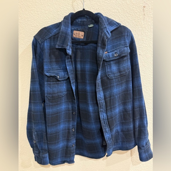 Blue Plaid Orvis fleece size medium - Picture 1 of 4